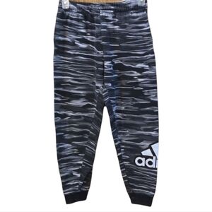 Adidas Black and Gray Sweatpants Camouflage Pattern XL Reg Fit Unisex (W 18/20)